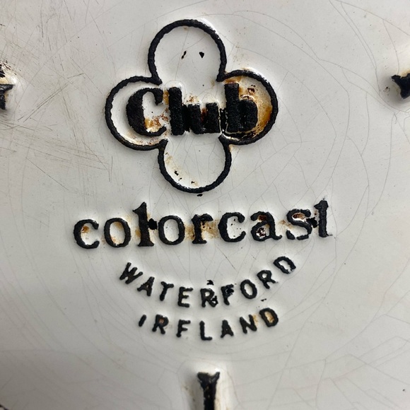 Club Colorcast Enameled Cast Iron Pan Waterford Ireland 9" Teflon - Picture 10 of 16